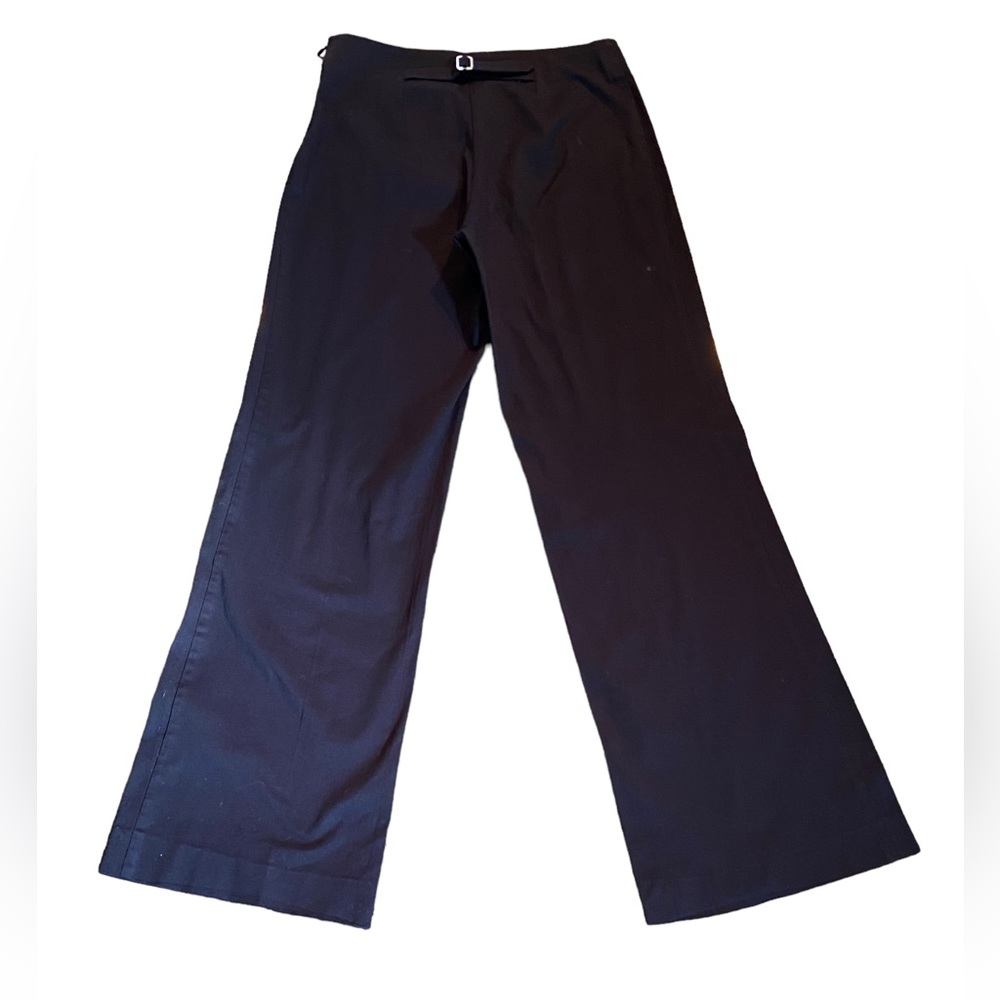 Sinequanone black wide legged dress pants with navel button details. Siz… - Picture 3 of 12